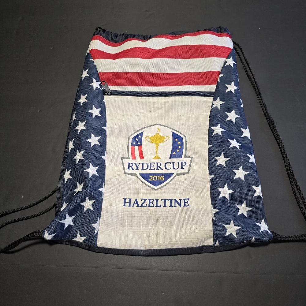 Ryder Cup Hazeltine 2016 Backpack Unisex One Size Drawstring USA - Picture 12 of 15